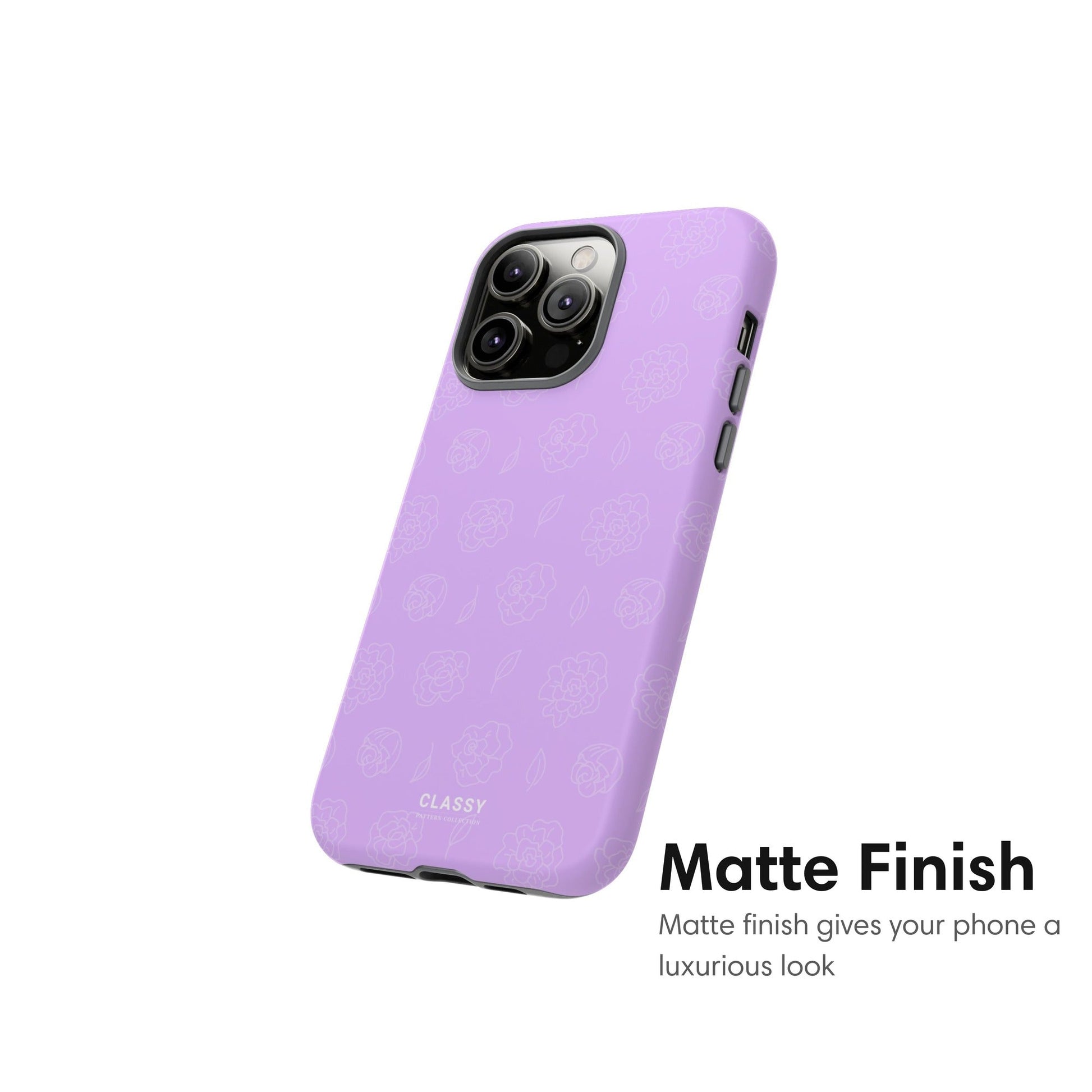 Purple Roses Tough Case matte