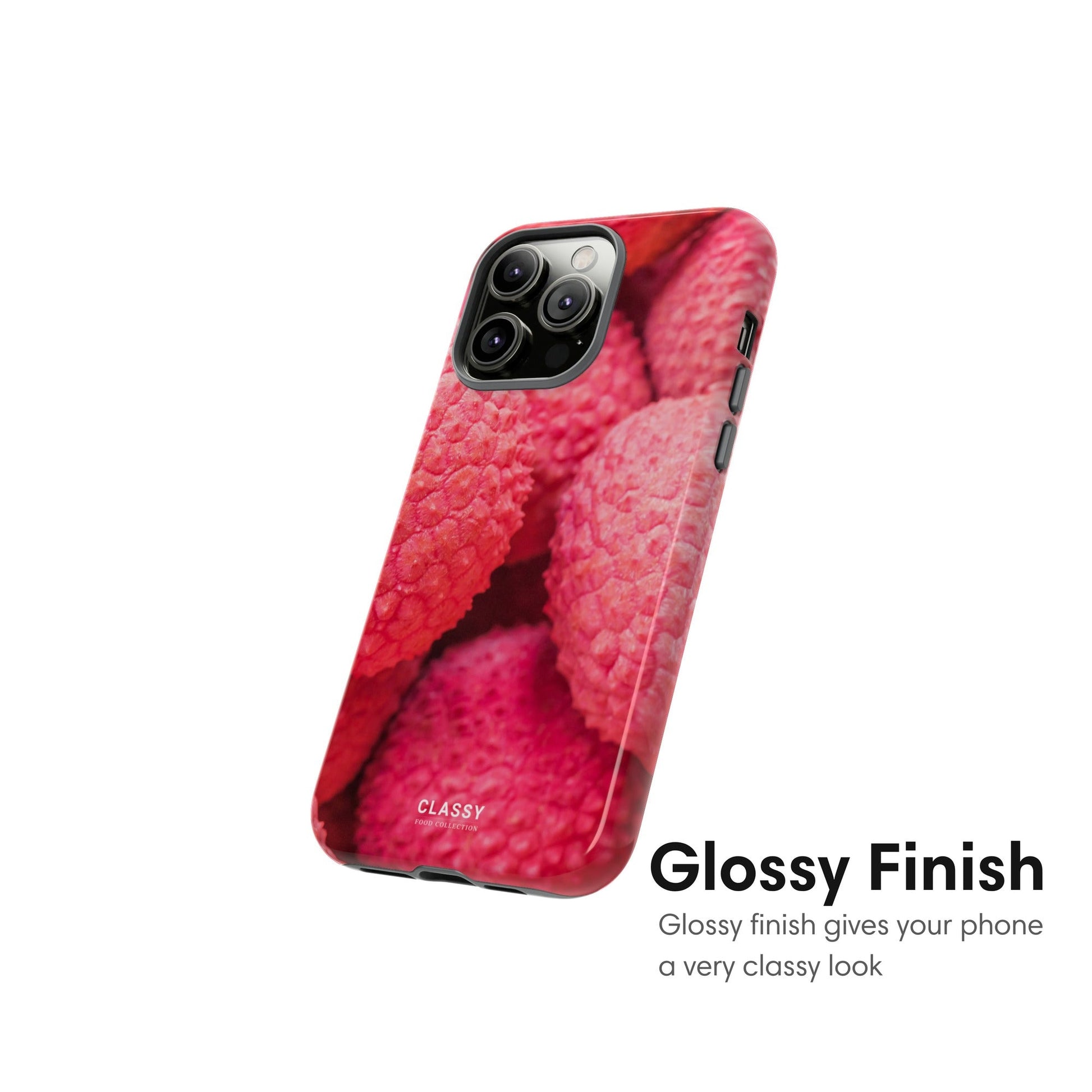 Raspberries Tough Case glossy
