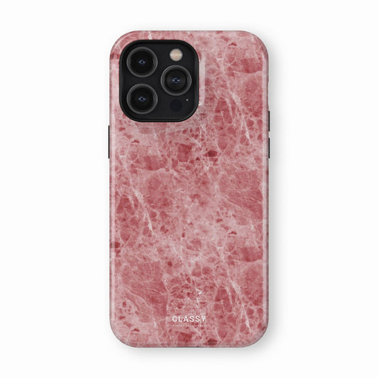 Red Marble Tough Case front