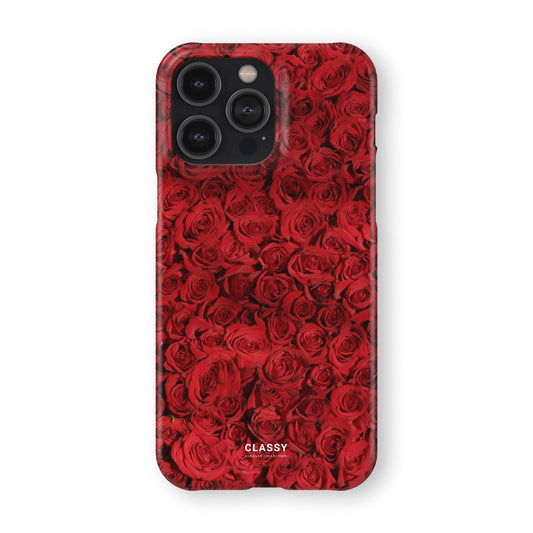 Red Roses Snap Case front