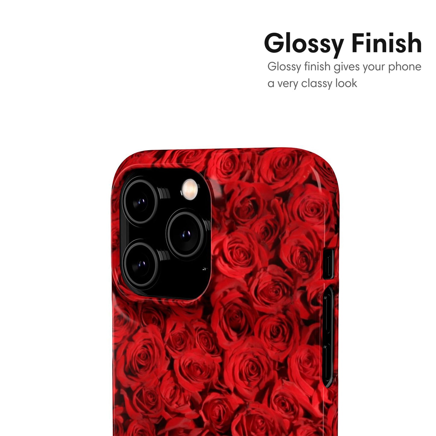 Red Roses Snap Case glossy