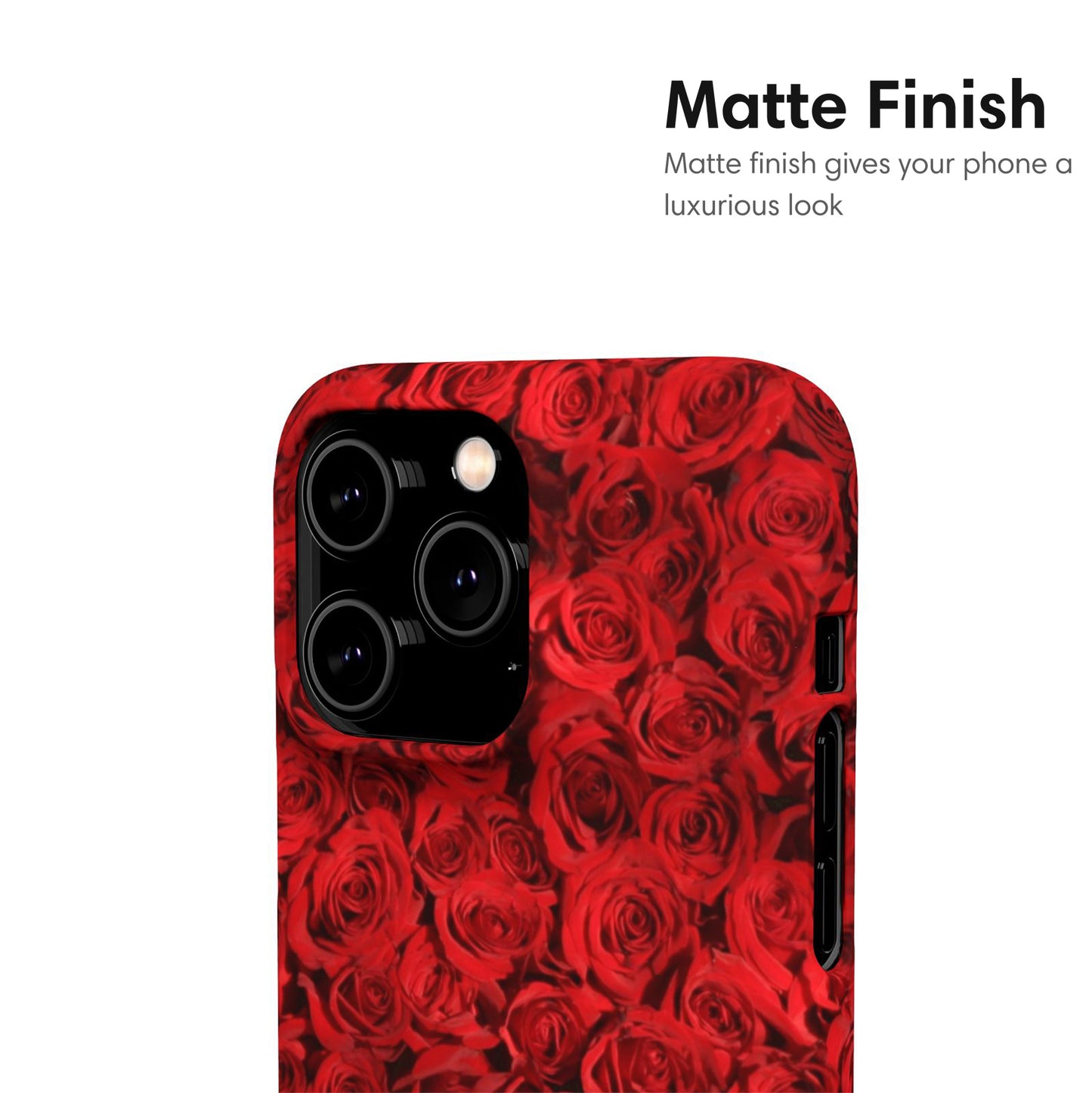 Red Roses Snap Case matte