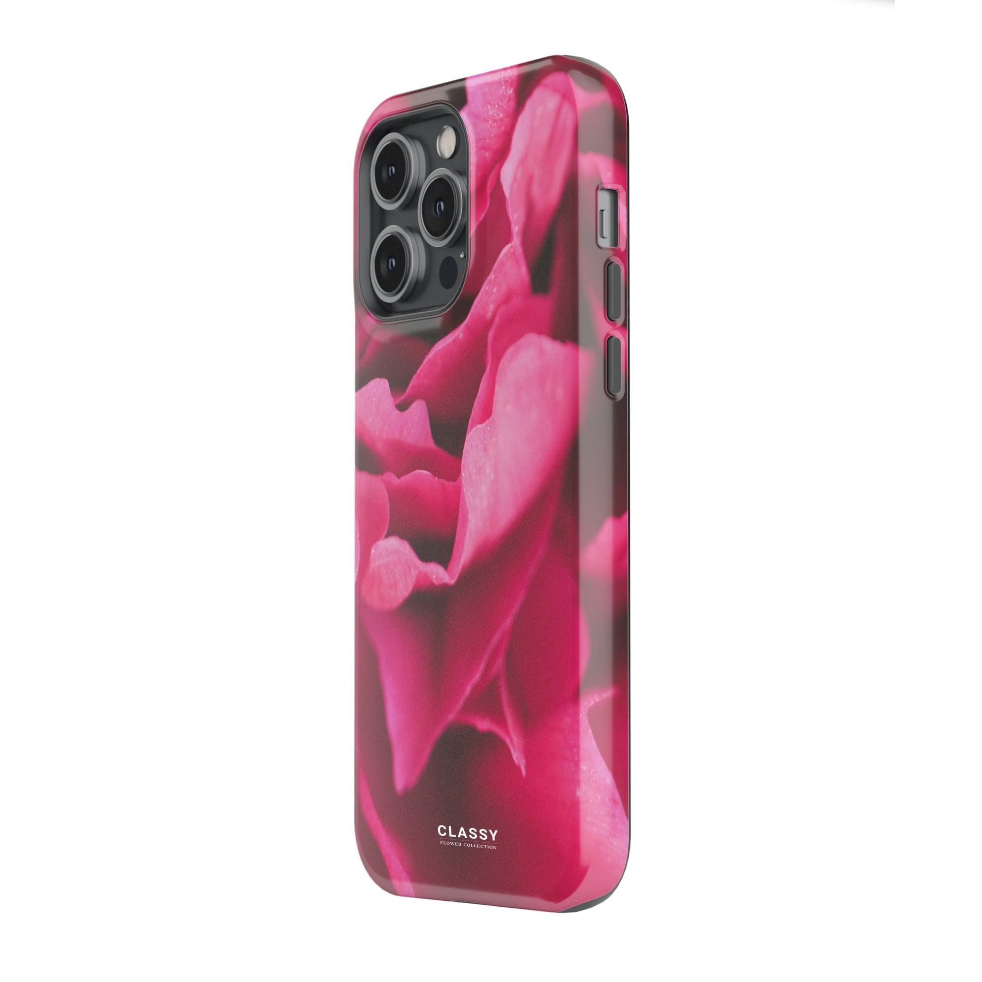 Rose Pink Flower Tough Case side