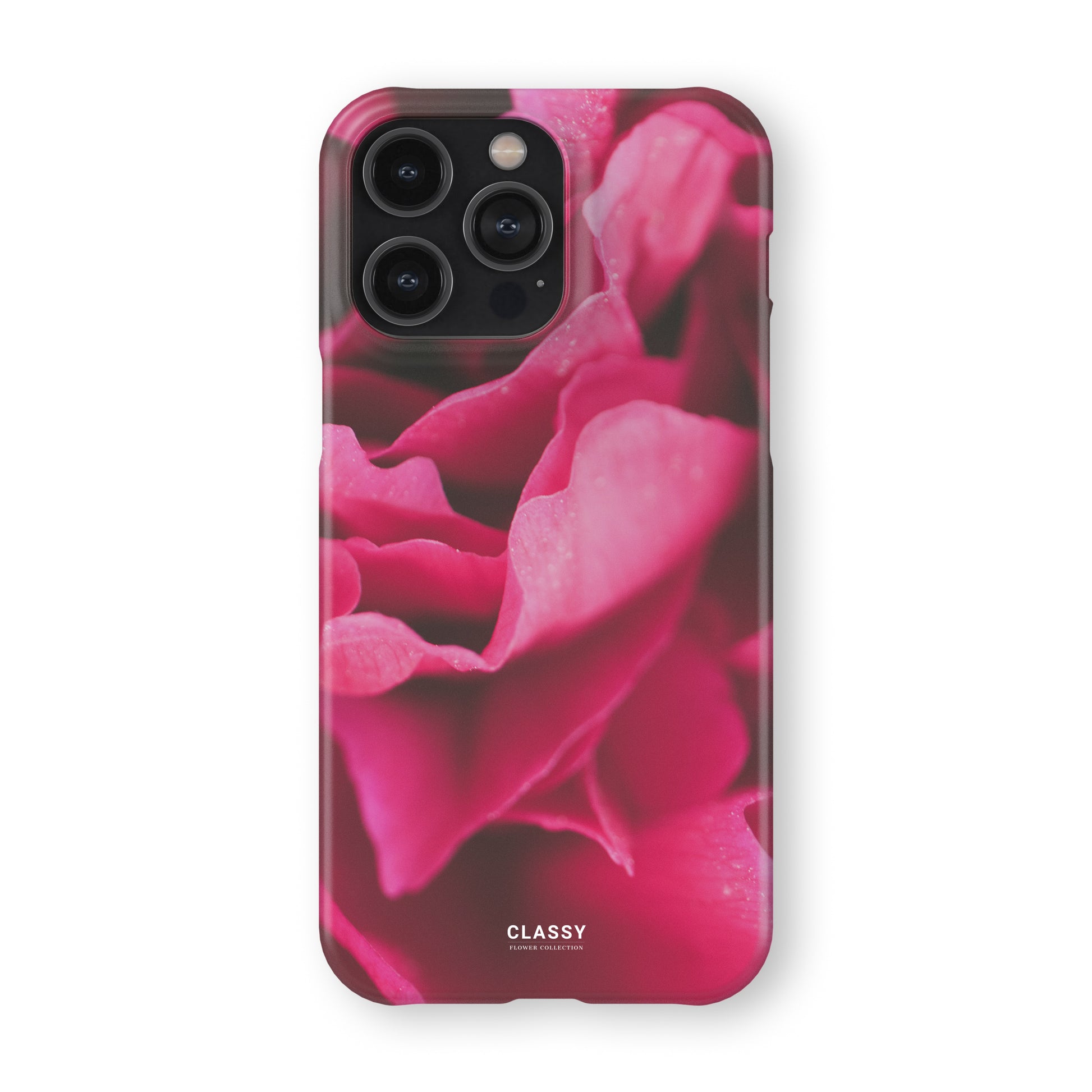 Rose Pink Flowers Snap Case front