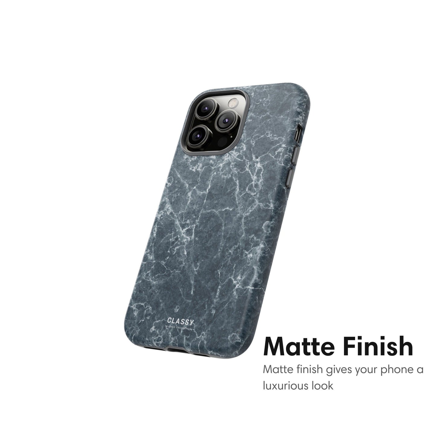 Teal Marble Tough Case matte