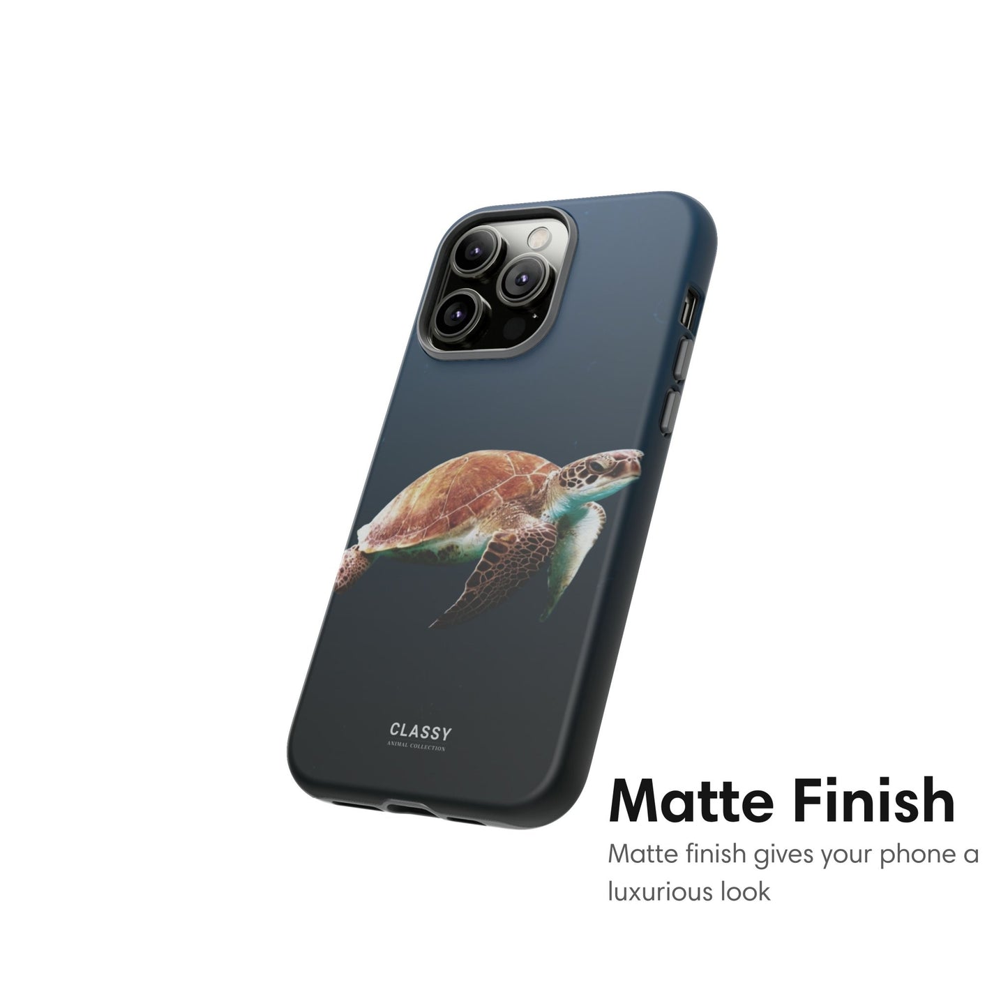 Turtle In Ocean Tough Case matte