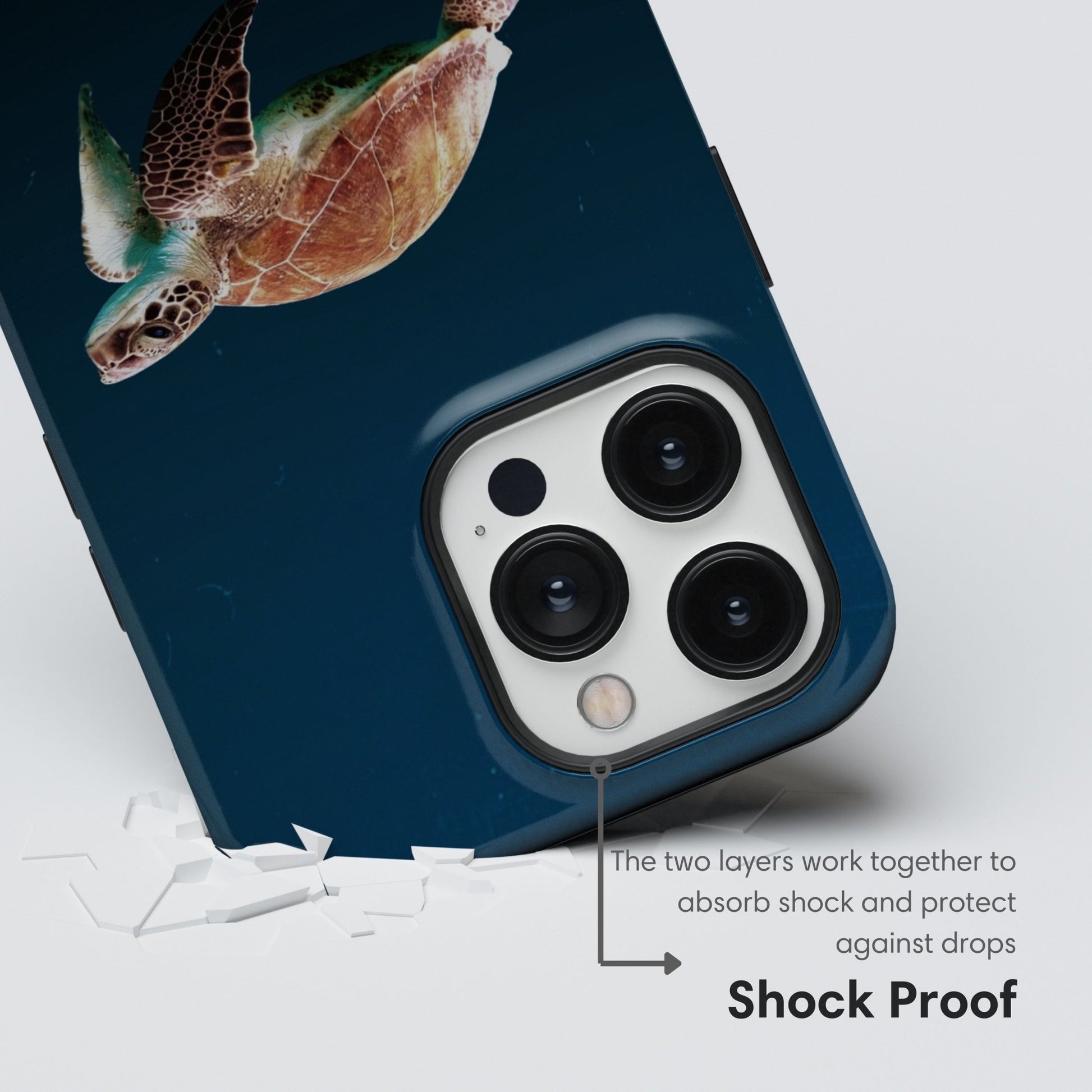 Turtle In Ocean Tough Case shockproof