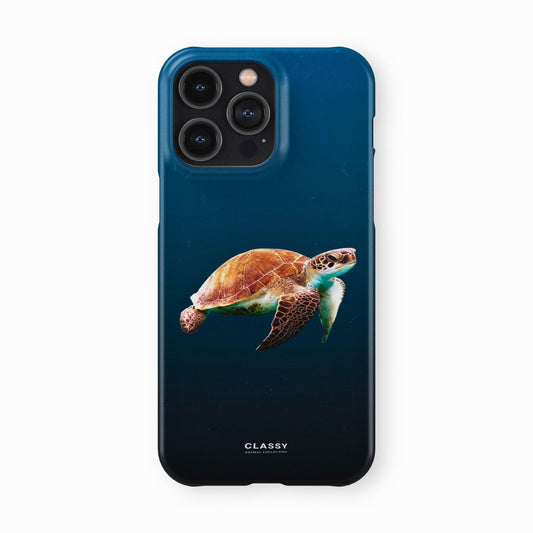Turtle in Ocean Snap Case front