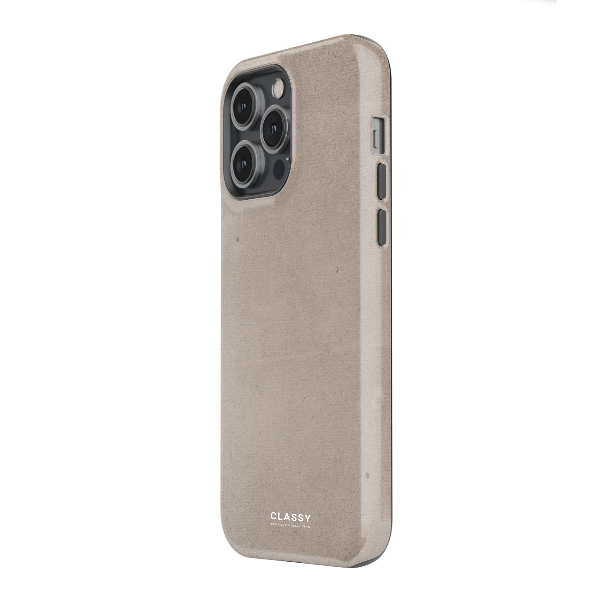 Beige Elegant Tough Case side