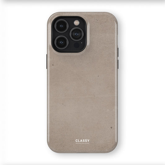 Beige Elegant Tough Case front