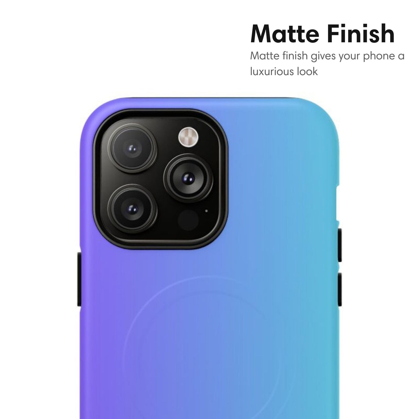 Blue and Purple Ombre MagSafe Tough Case - Classy Cases - Phone Case - iPhone 17 - Glossy -