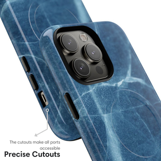 Blue Marble MagSafe Tough Case - Classy Cases - Phone Case - iPhone 17 - Glossy -