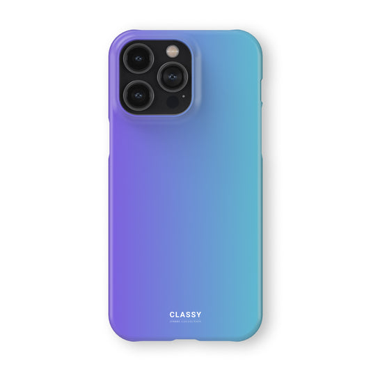 Blue Ombre Snap Case front