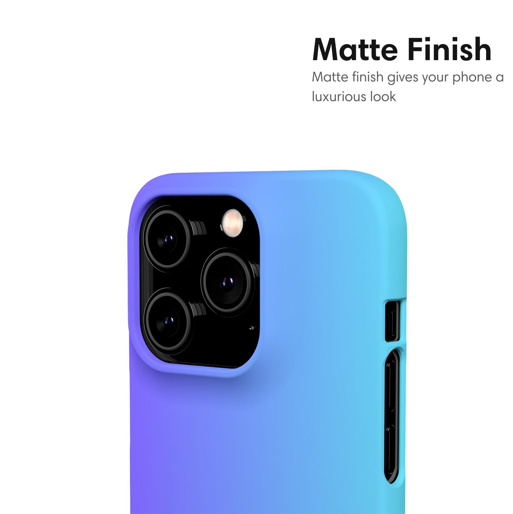 Blue Ombre Snap Case matte