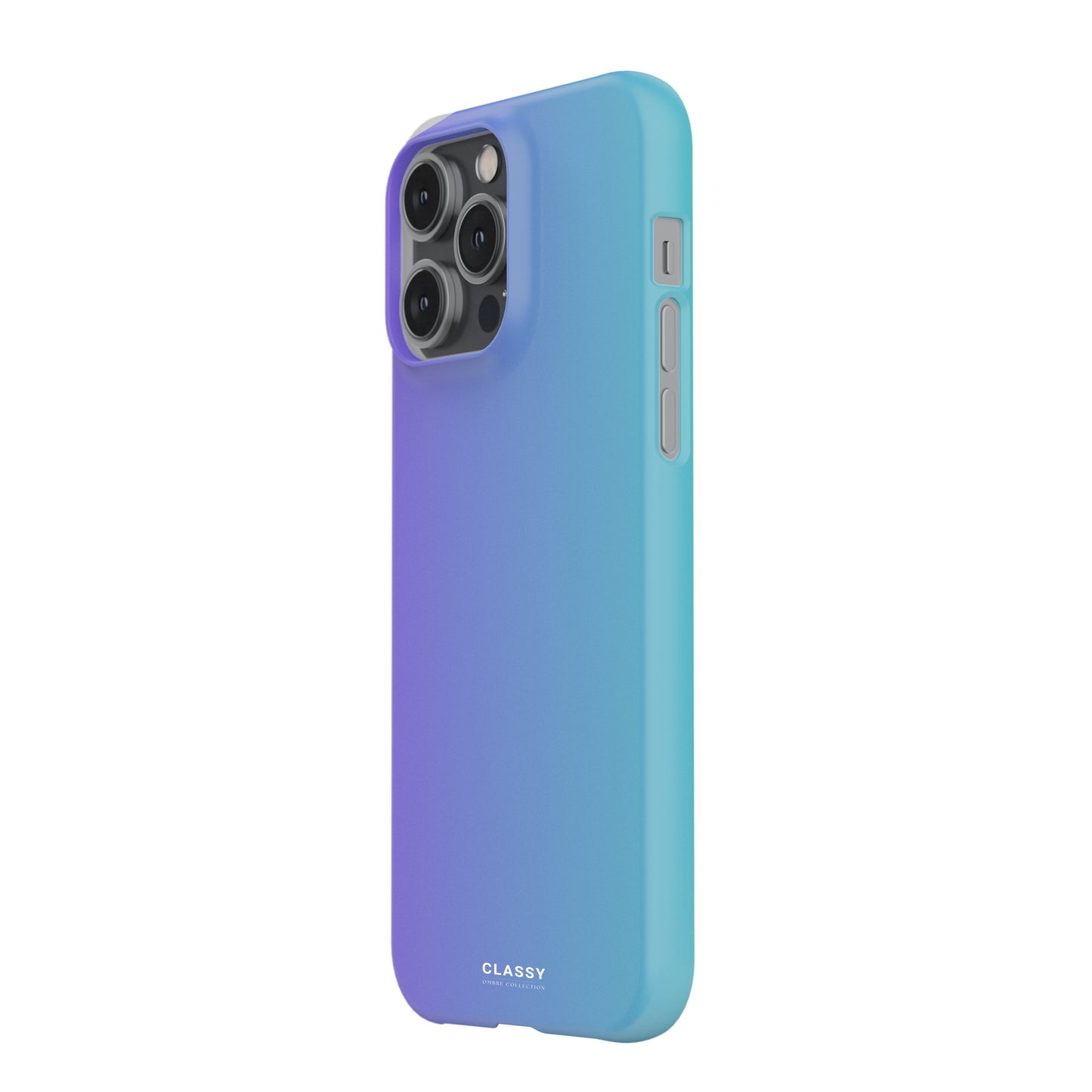 Blue Ombre Snap Case side