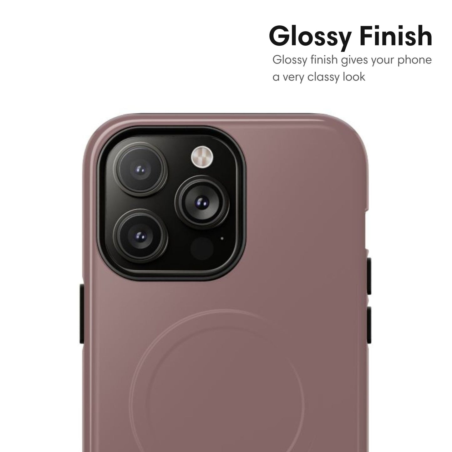 Brown MagSafe Tough Case - Classy Cases - Phone Case - iPhone 17 - Glossy -