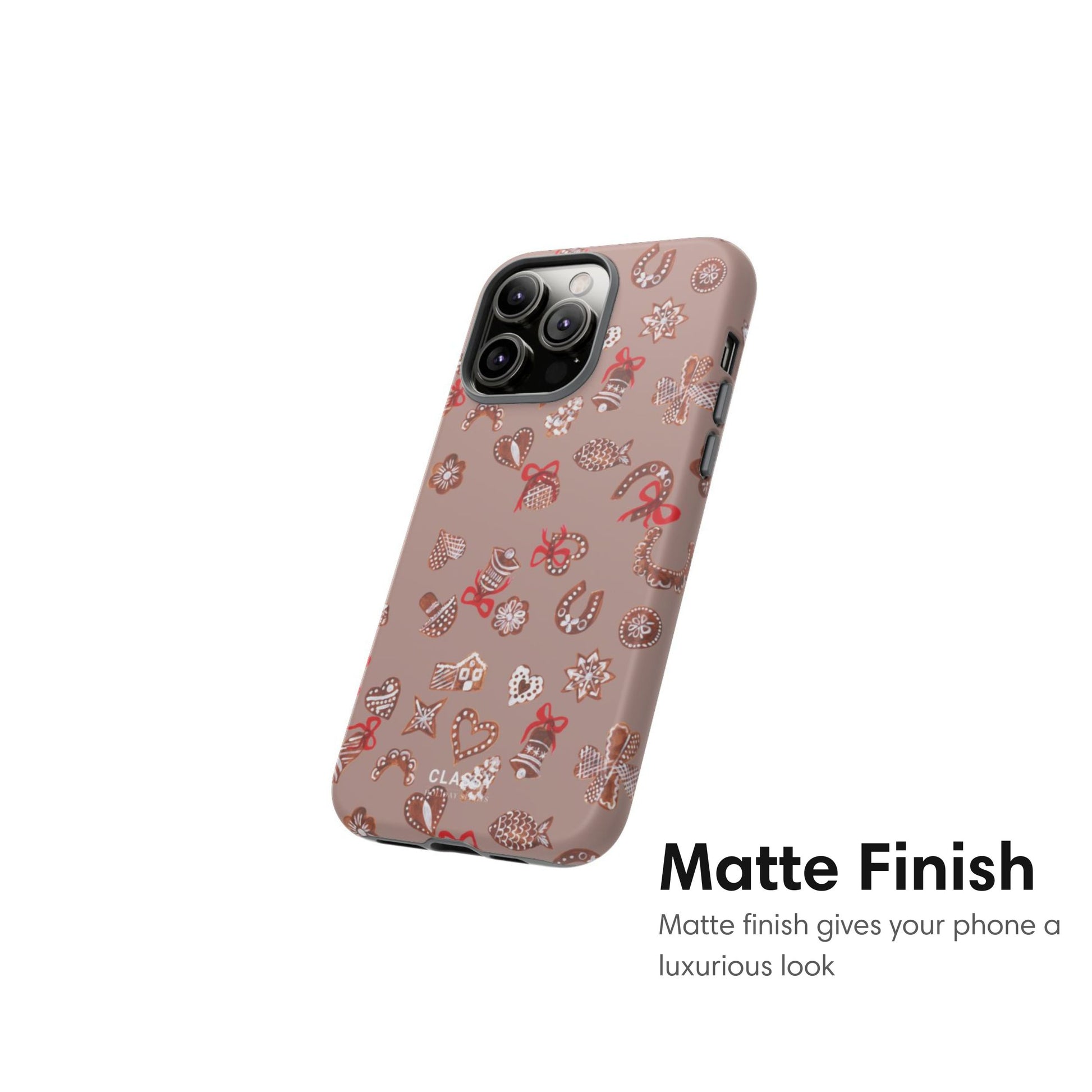 Brown Christmas Tough Case matte