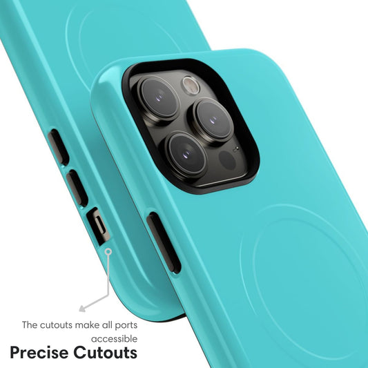 Cian Blue MagSafe Tough Case - Classy Cases - Phone Case - iPhone 17 - Glossy -