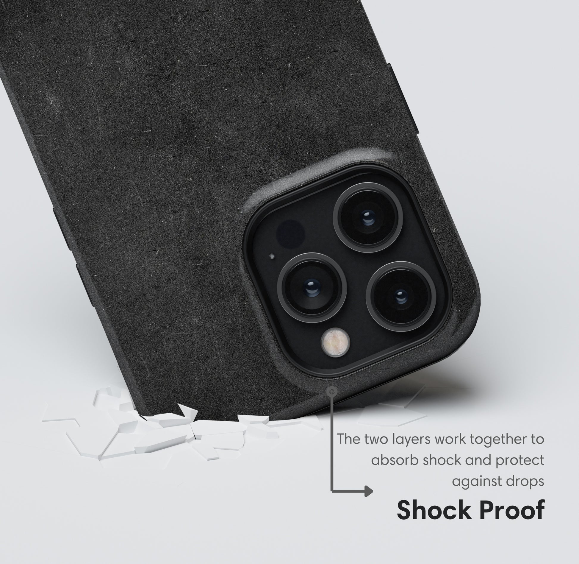 Dark Gray Elegant Tough Case shockproof