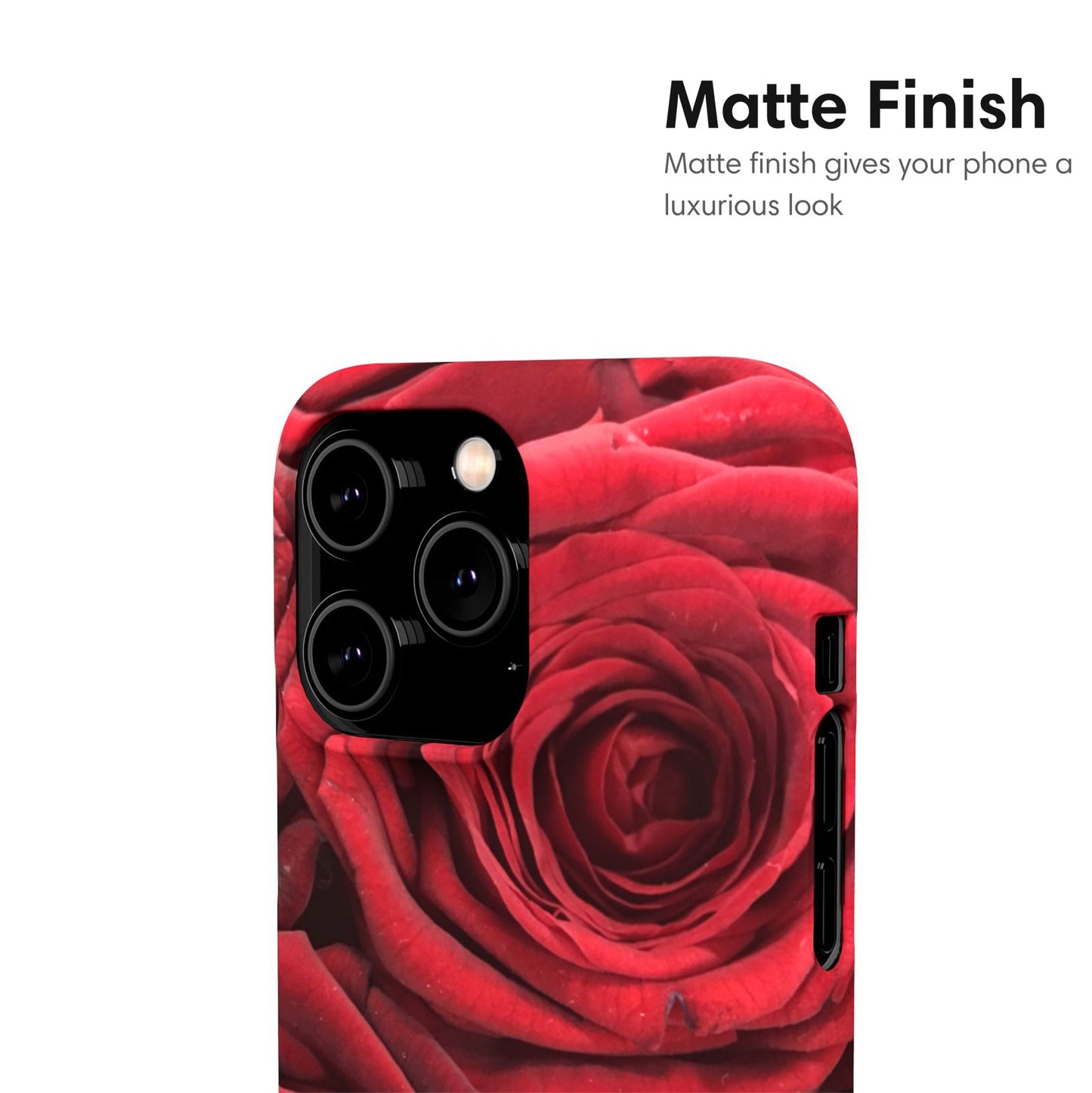Dark Red Roses Snap Case - Classy Cases - Phone Case - iPhone 17 - Glossy -