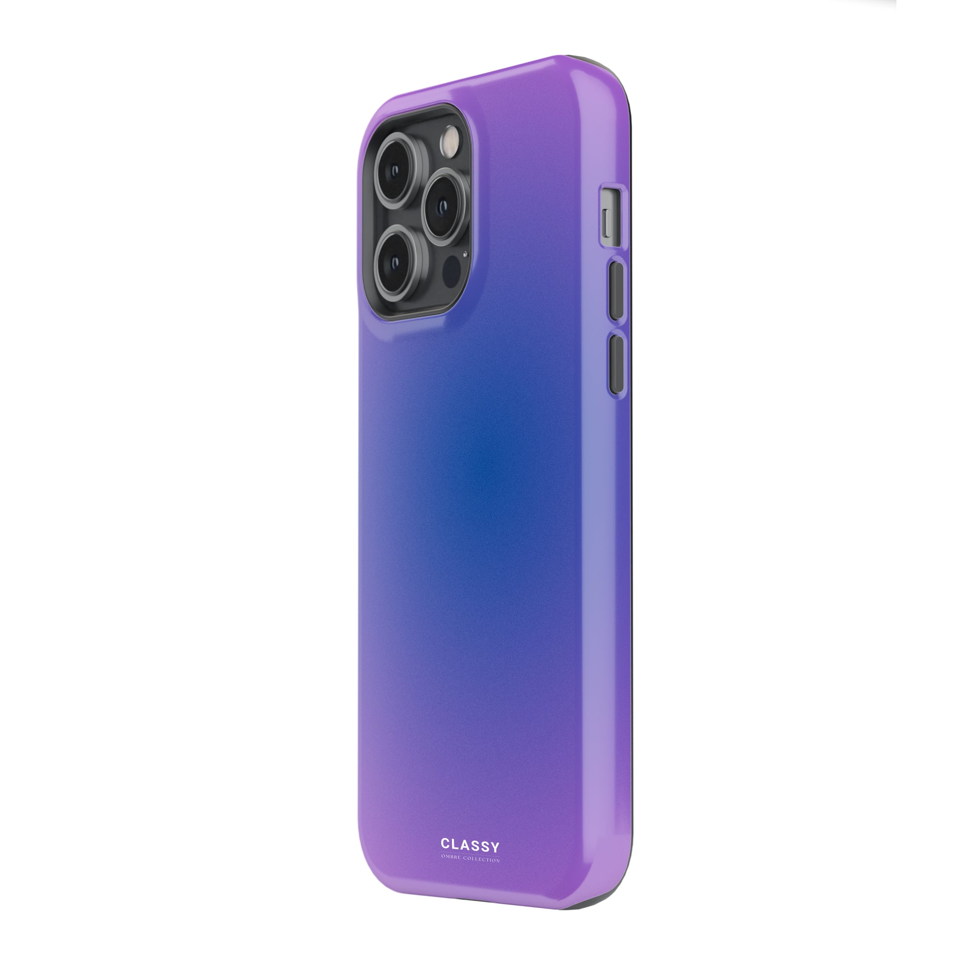 Purple and Blue Ombre Tough Case side