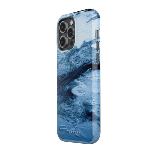 Diverse Blues Marble Tough Case - Classy Cases - Phone Case - iPhone 17 - Glossy -