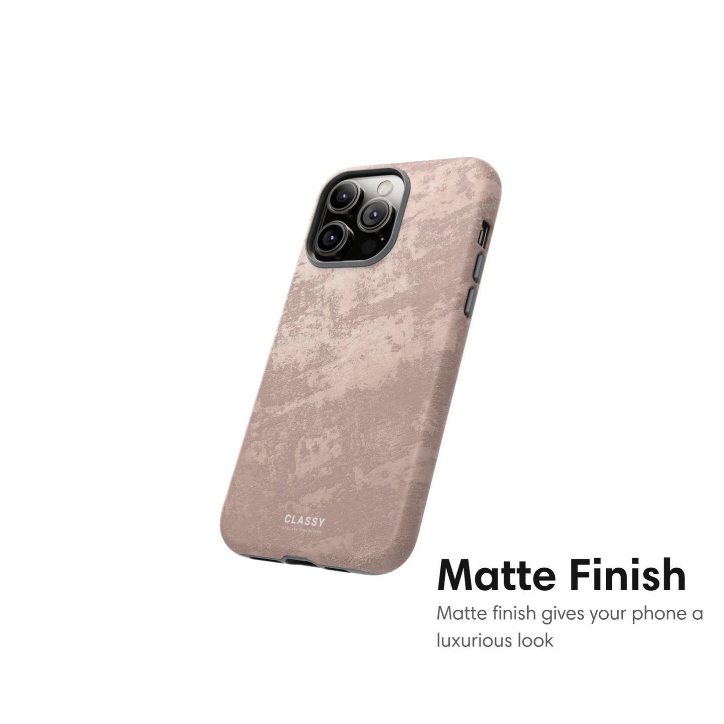 Dusty Rose Elegant Tough Case - Classy Cases - Phone Case - iPhone 17 - Glossy -