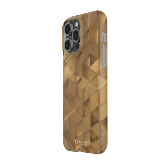 Gold Pattern Snap Case - Classy Cases - Phone Case - iPhone 17 - Glossy -