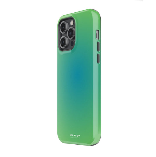 Green and Blue Ombre Tough Case - Classy Cases - Phone Case - iPhone 17 - Glossy -