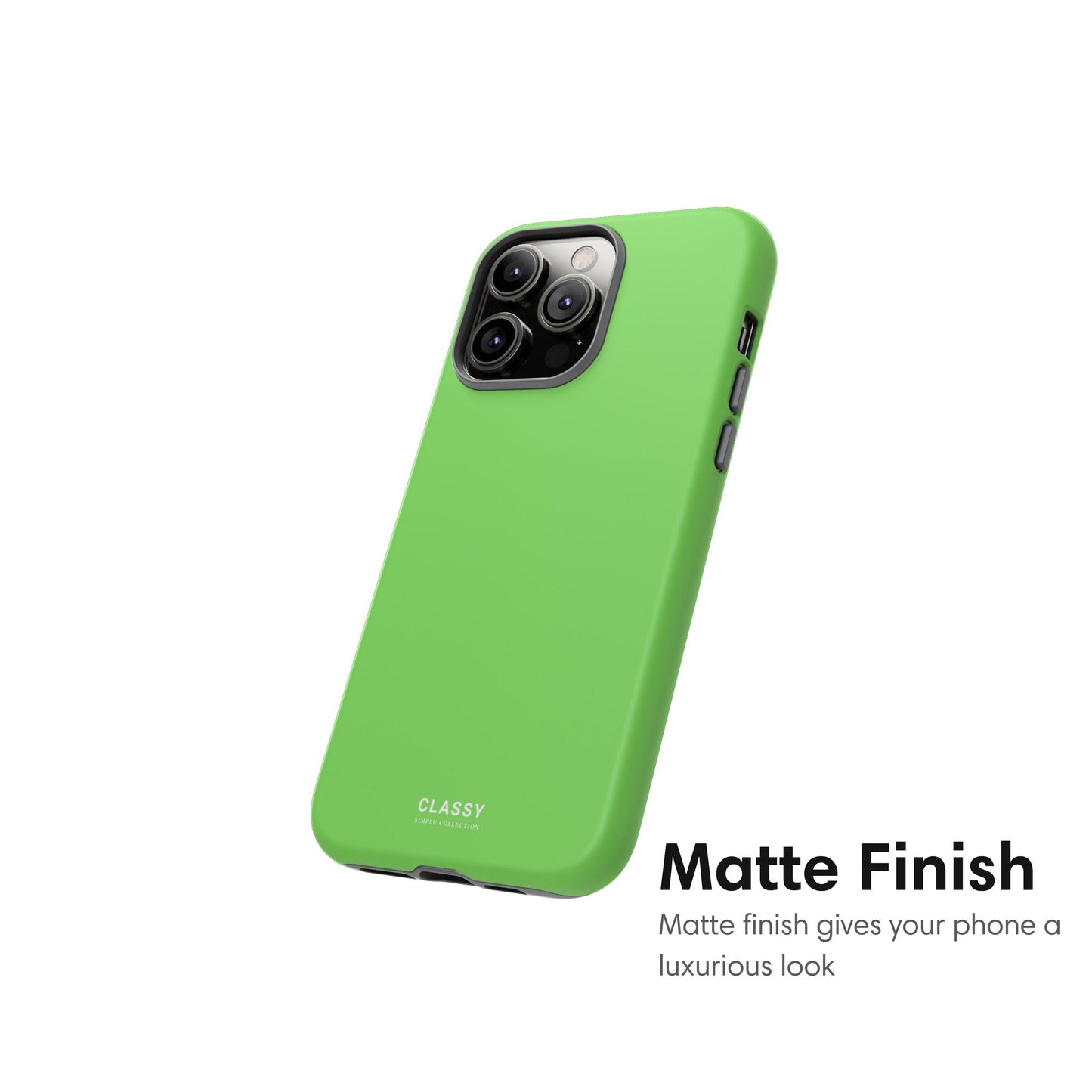 Green Tough Case - Classy Cases - Phone Case - iPhone 17 - Glossy -