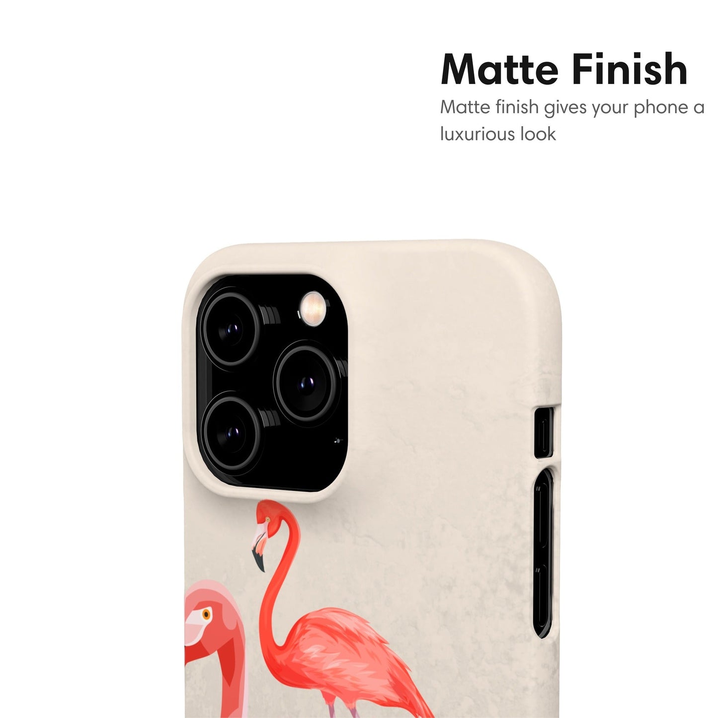 Huge awesome Flamingo Snap Case - Classy Cases - Phone Case - iPhone 17 - Glossy -