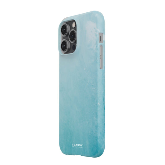 Light Blue Elegant Ombre Snap Case - Classy Cases - Phone Case - iPhone 17 - Glossy -