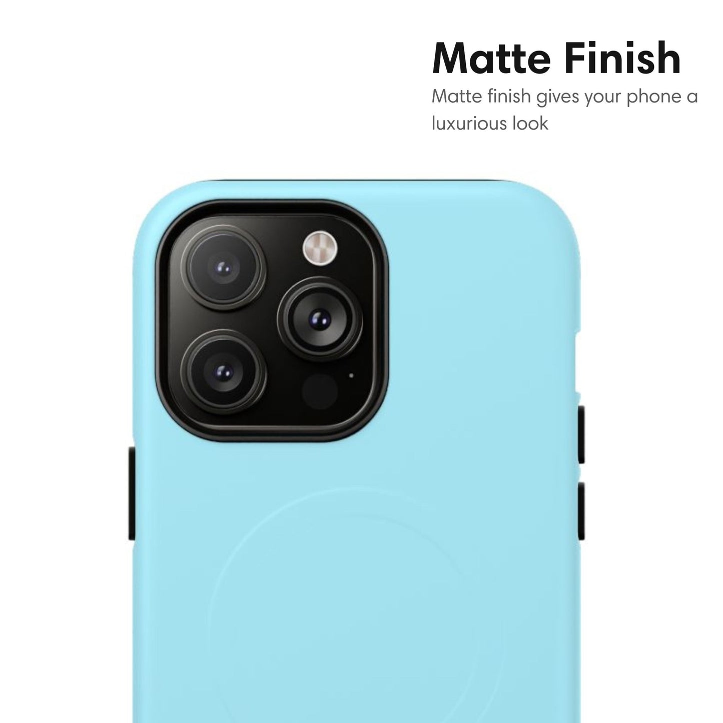 Light Blue MagSafe Tough Case - Classy Cases - Phone Case - iPhone 17 - Glossy -