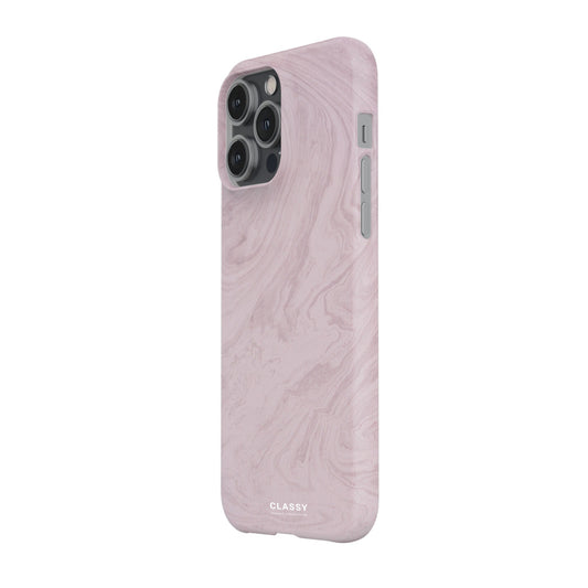 Light Pink Marble Snap Case - Classy Cases - Phone Case - iPhone 17 - Glossy -