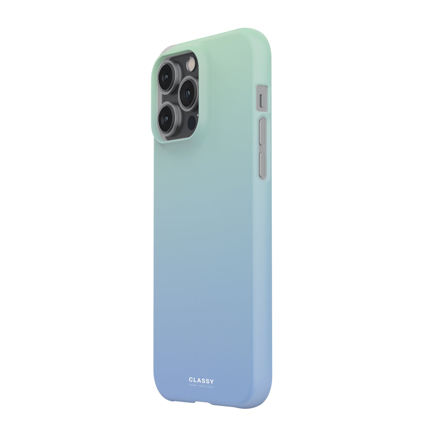 Light Blue Ombre Snap Case side