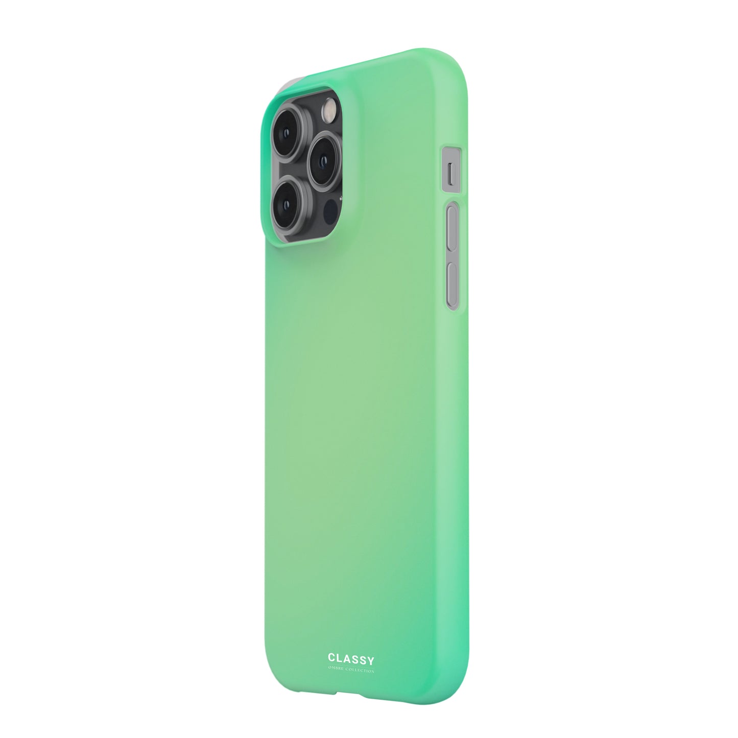 Green Ombre Snap Case side