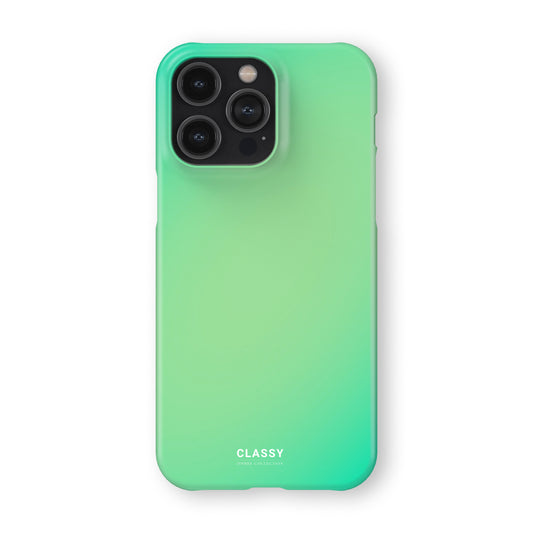 Green Ombre Snap Case front