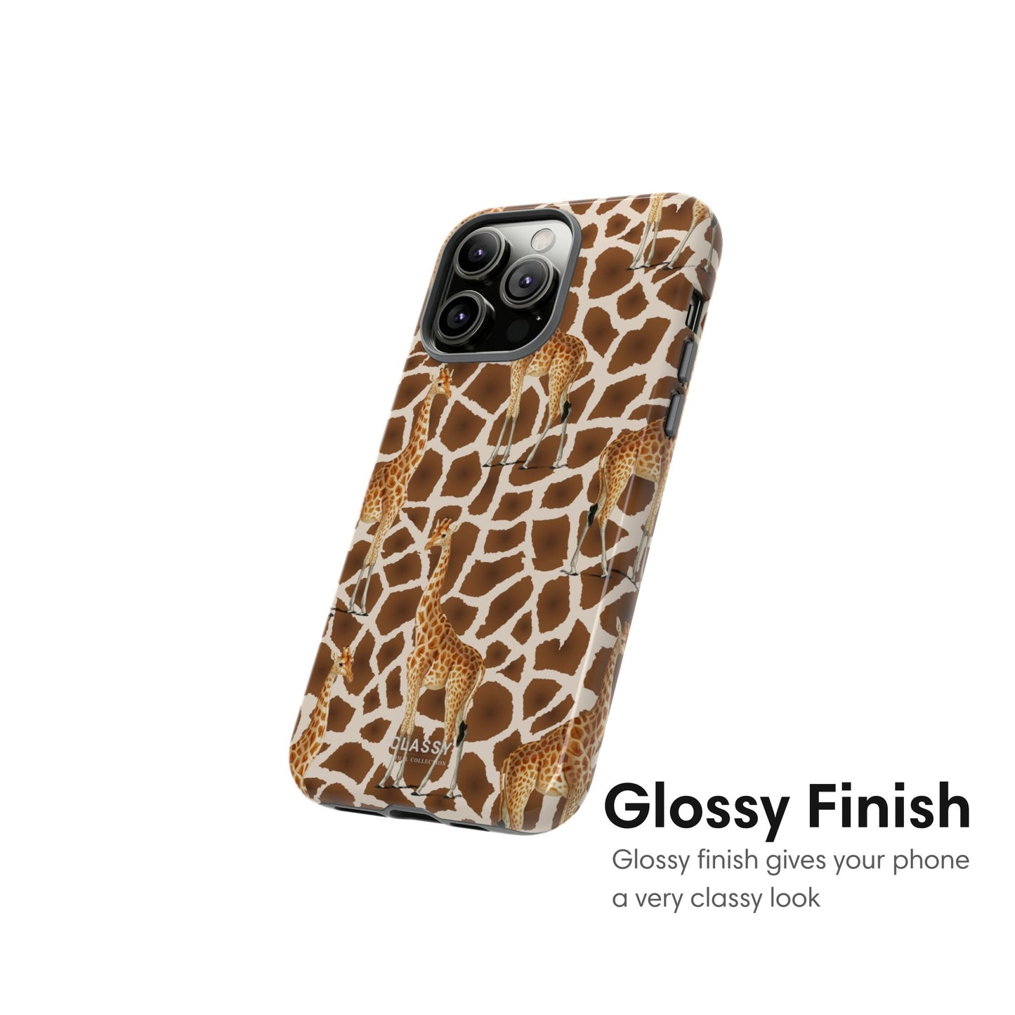 Little Giraffes Tough Case - Classy Cases - Phone Case - iPhone 17 - Glossy -