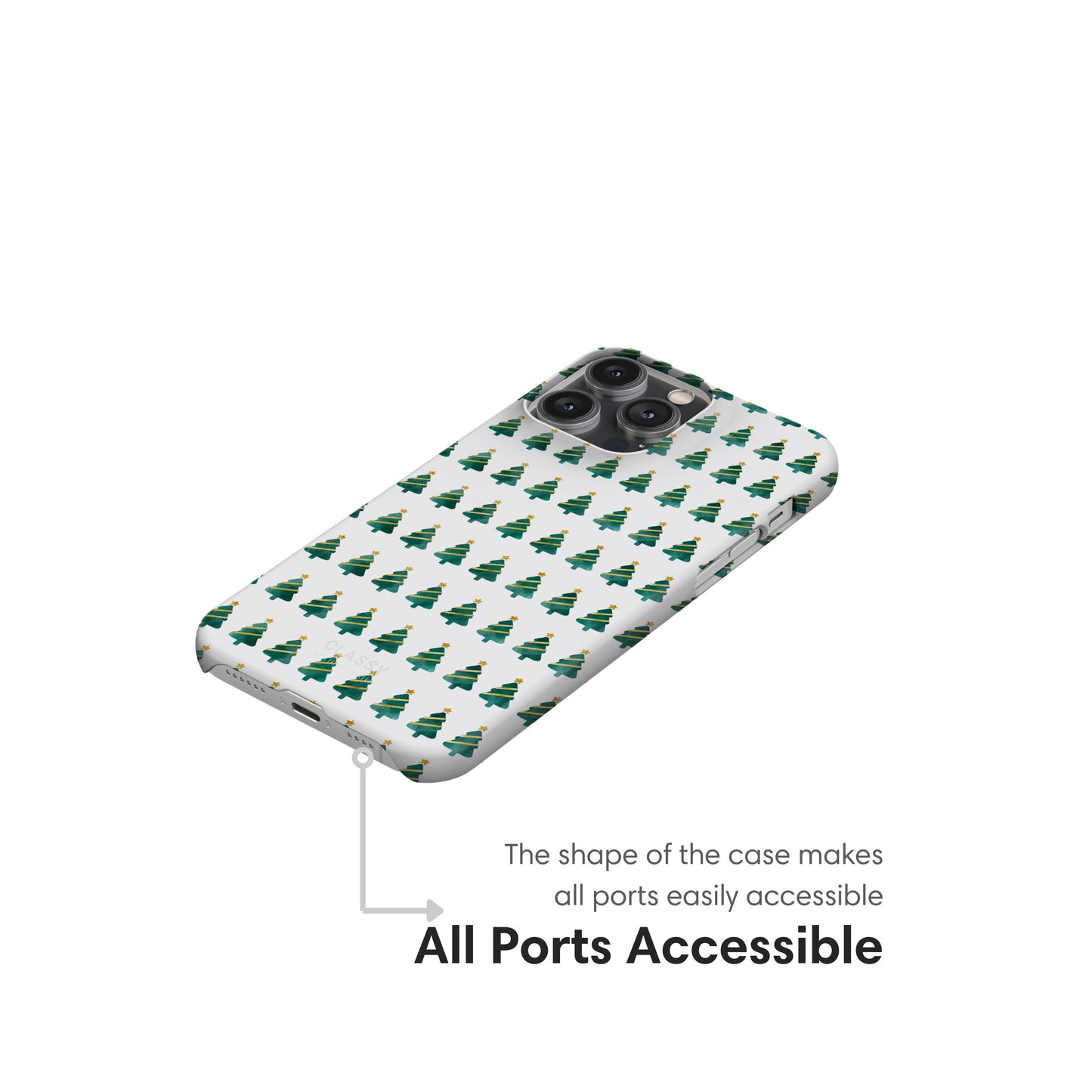 Little Christmas Trees Snap Case ports