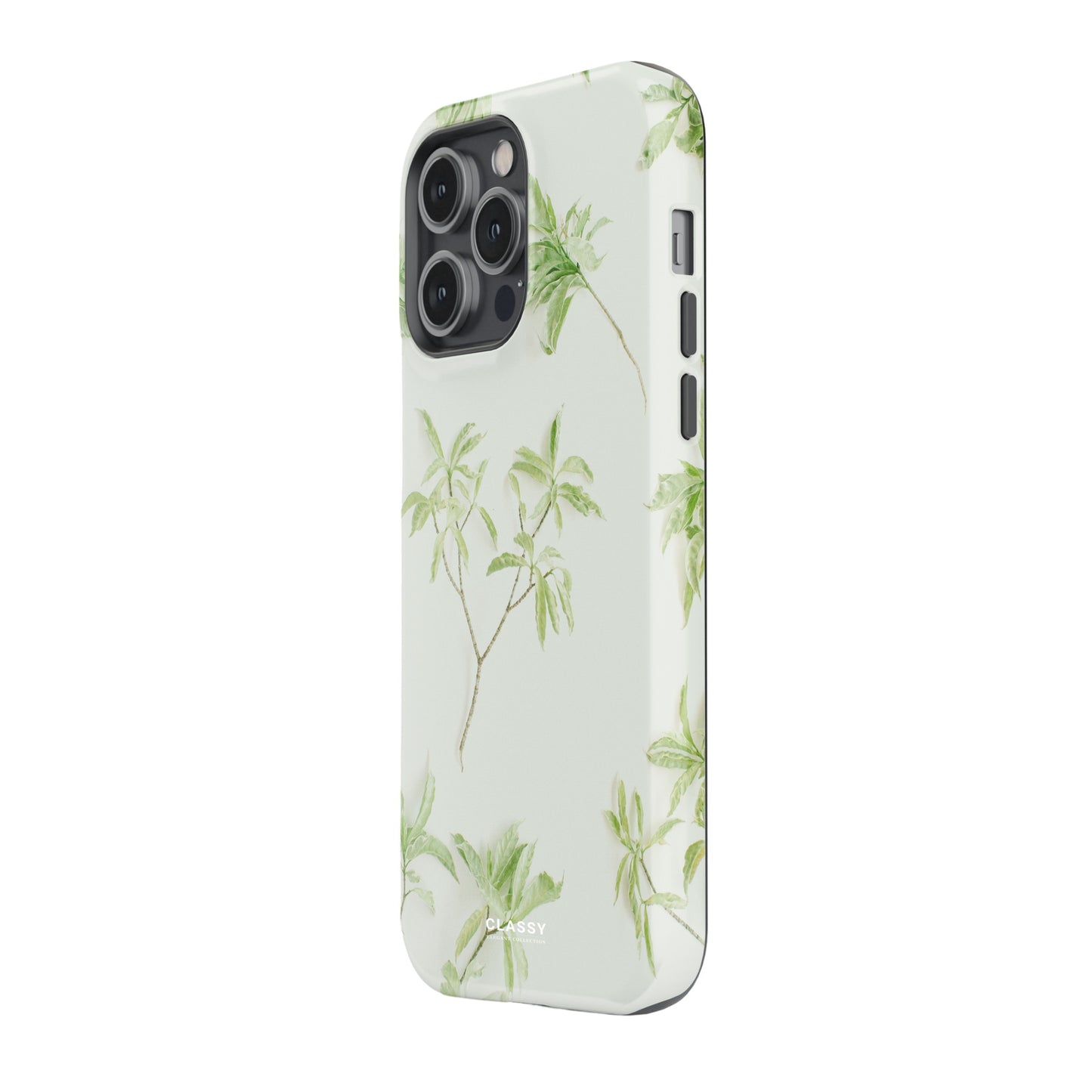 Little Leaves White Tough Case side