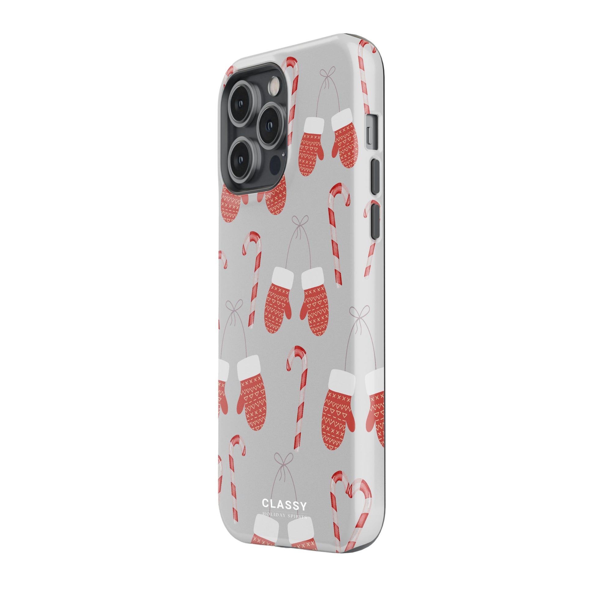 Little Red Gloves Christmas Tough Case side
