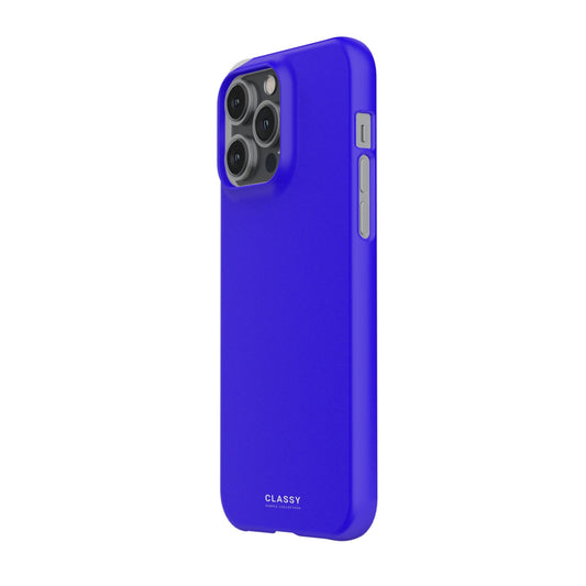 Neon Navy Blue Snap Case - Classy Cases - Phone Case - iPhone 17 - Glossy -