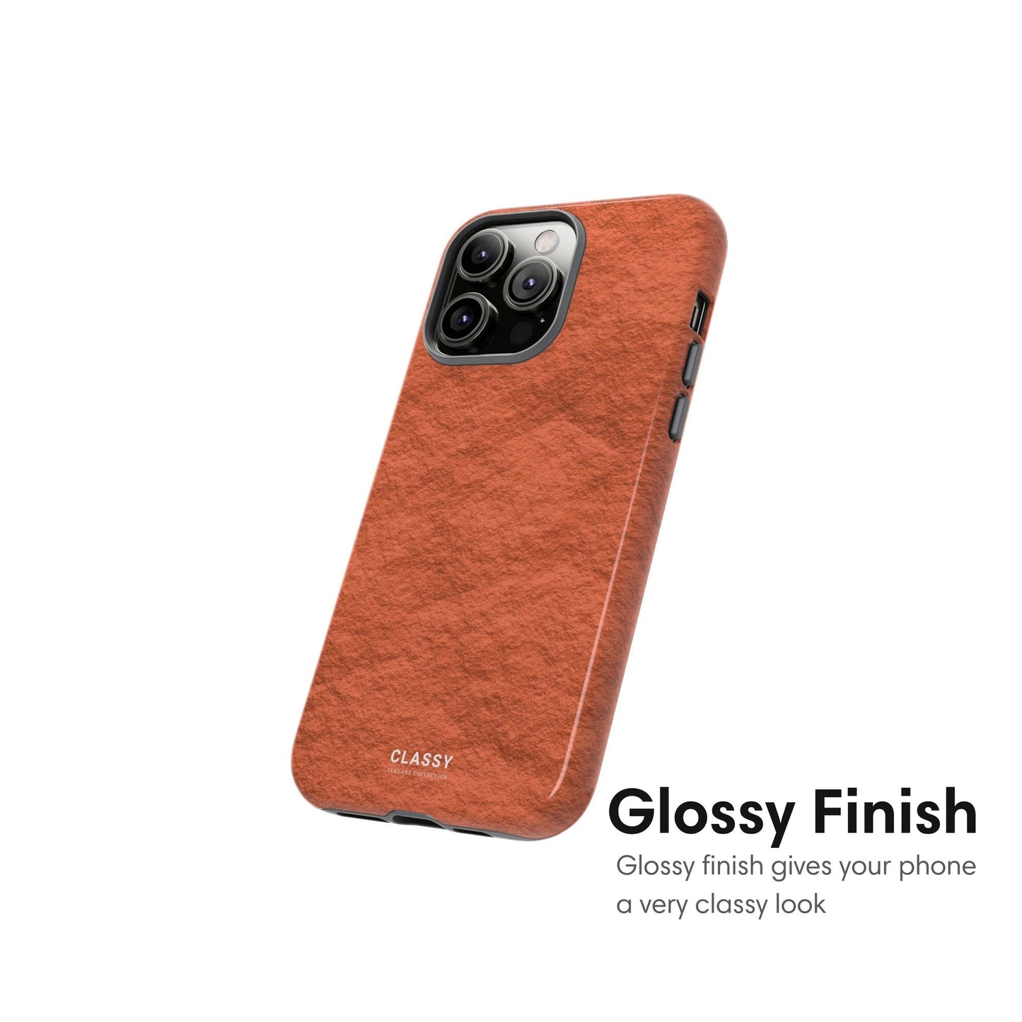 Orange Paper Tough Case - Classy Cases - Phone Case - iPhone 17 - Glossy -