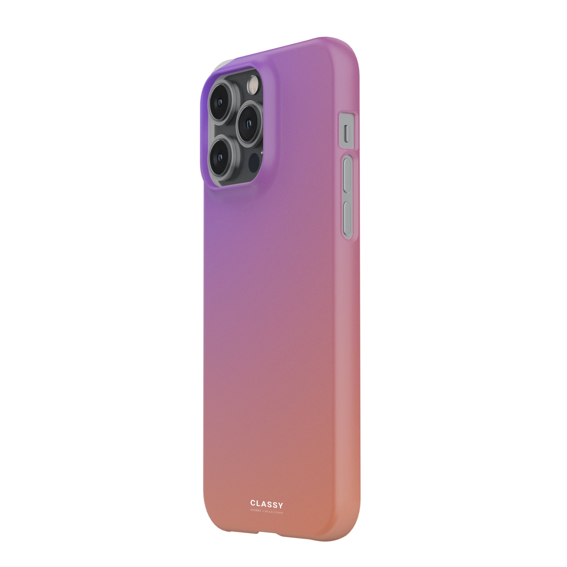 Purple and Orange Ombre Snap Case side