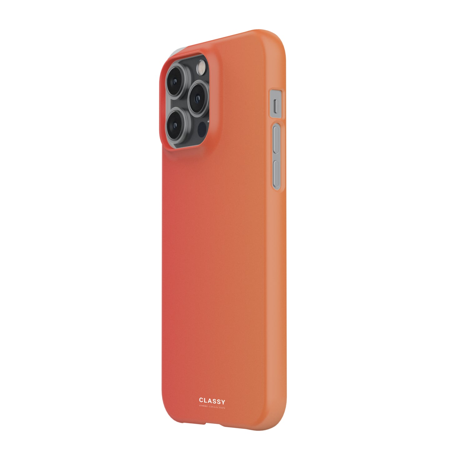 Orange Ombre Snap Case side