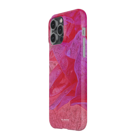 Pink Art Flower Snap Case - Classy Cases - Phone Case - iPhone 17 - Glossy -