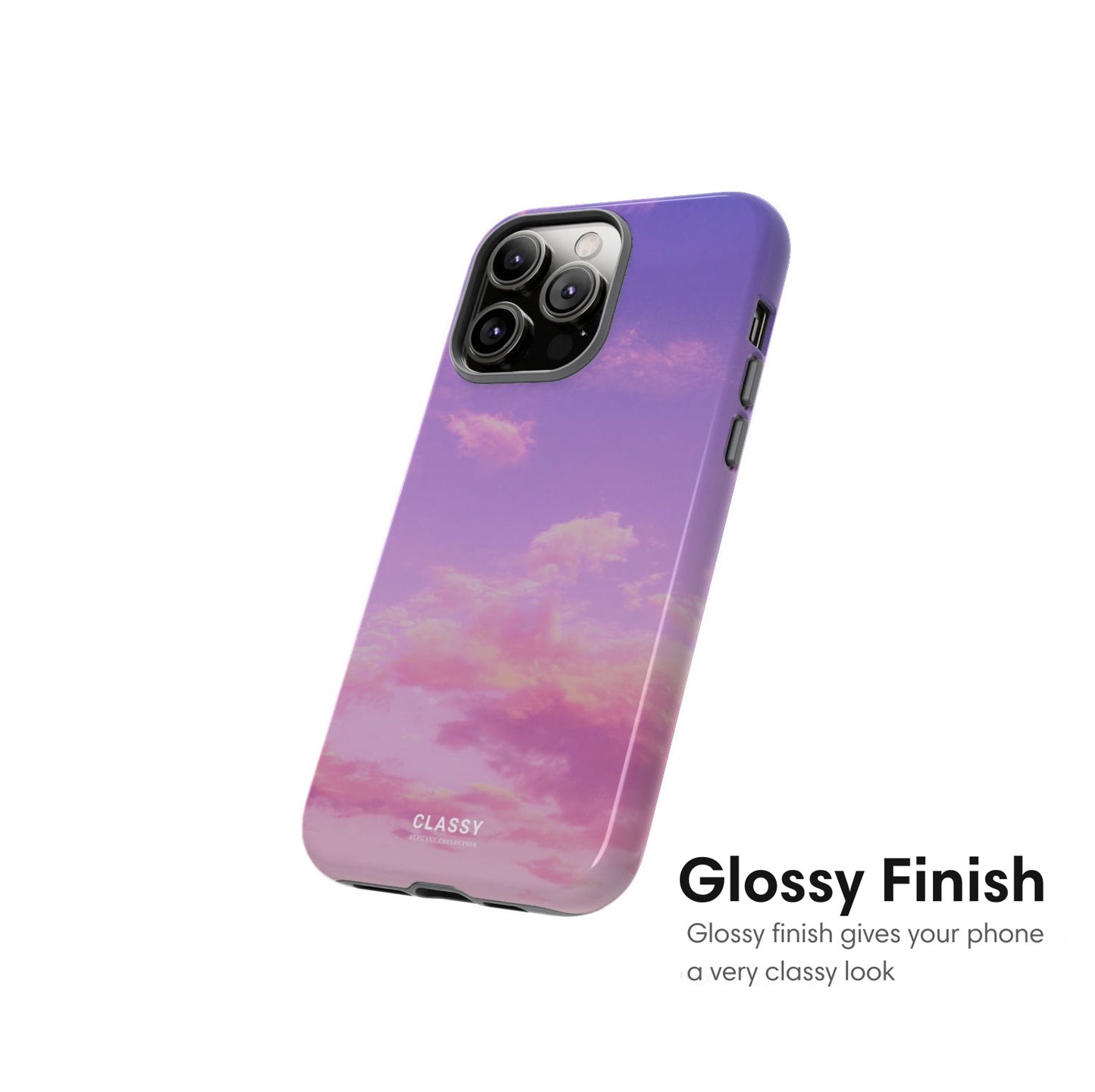 Pink Sunset Clouds Tough Case glossy