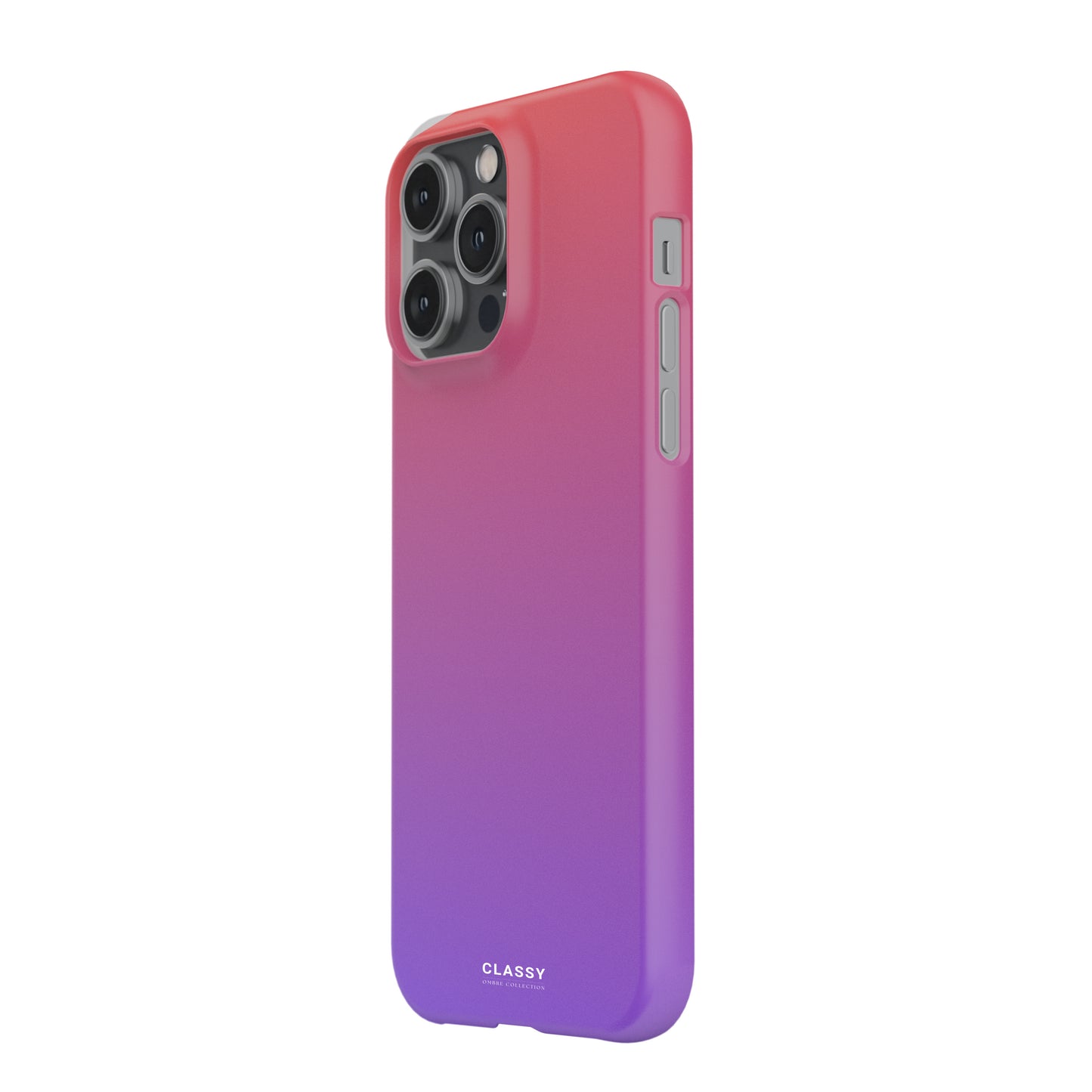 Pink and Purple Ombre Snap Case side