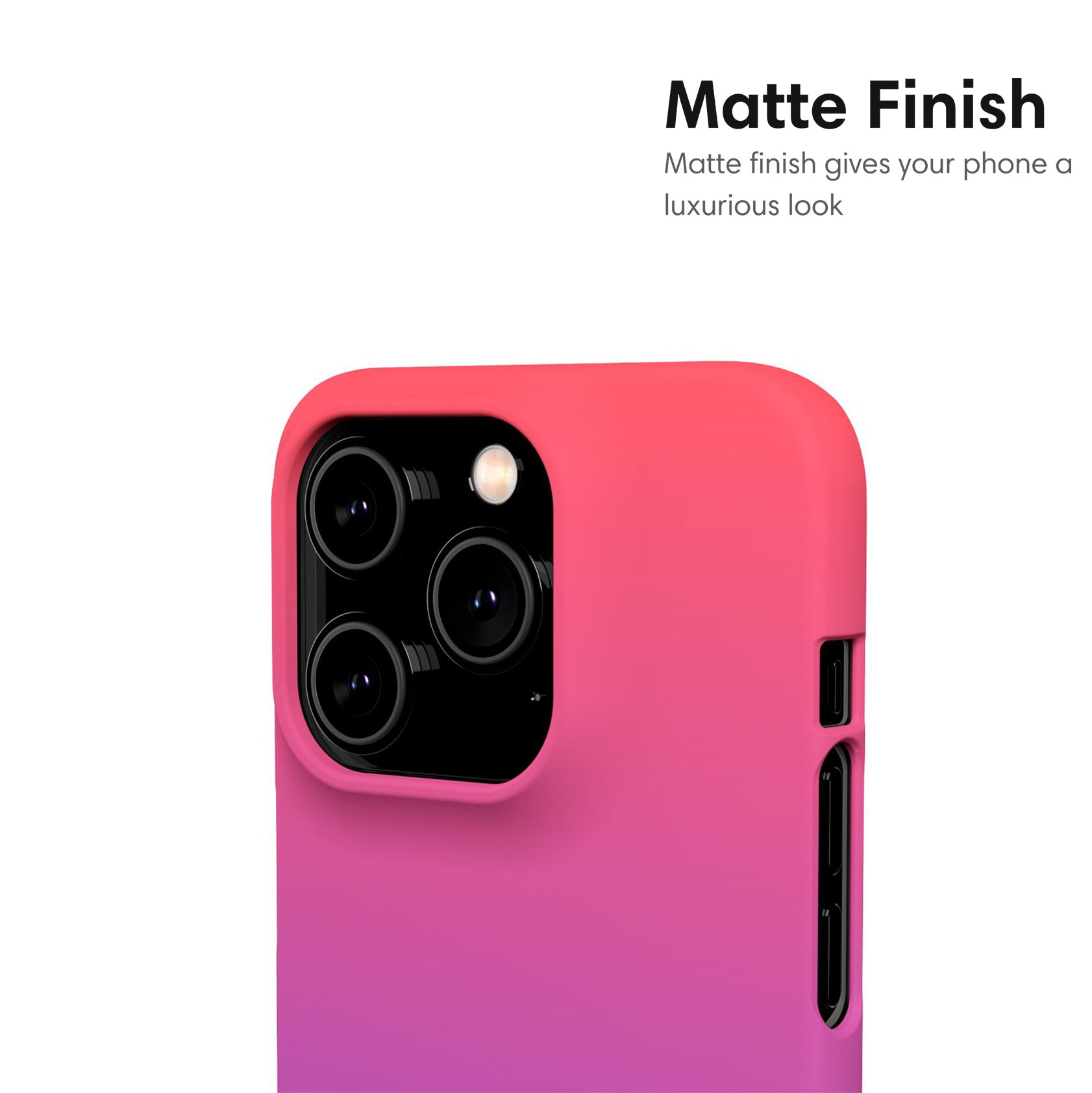 Pink and Purple Ombre Snap Case matte
