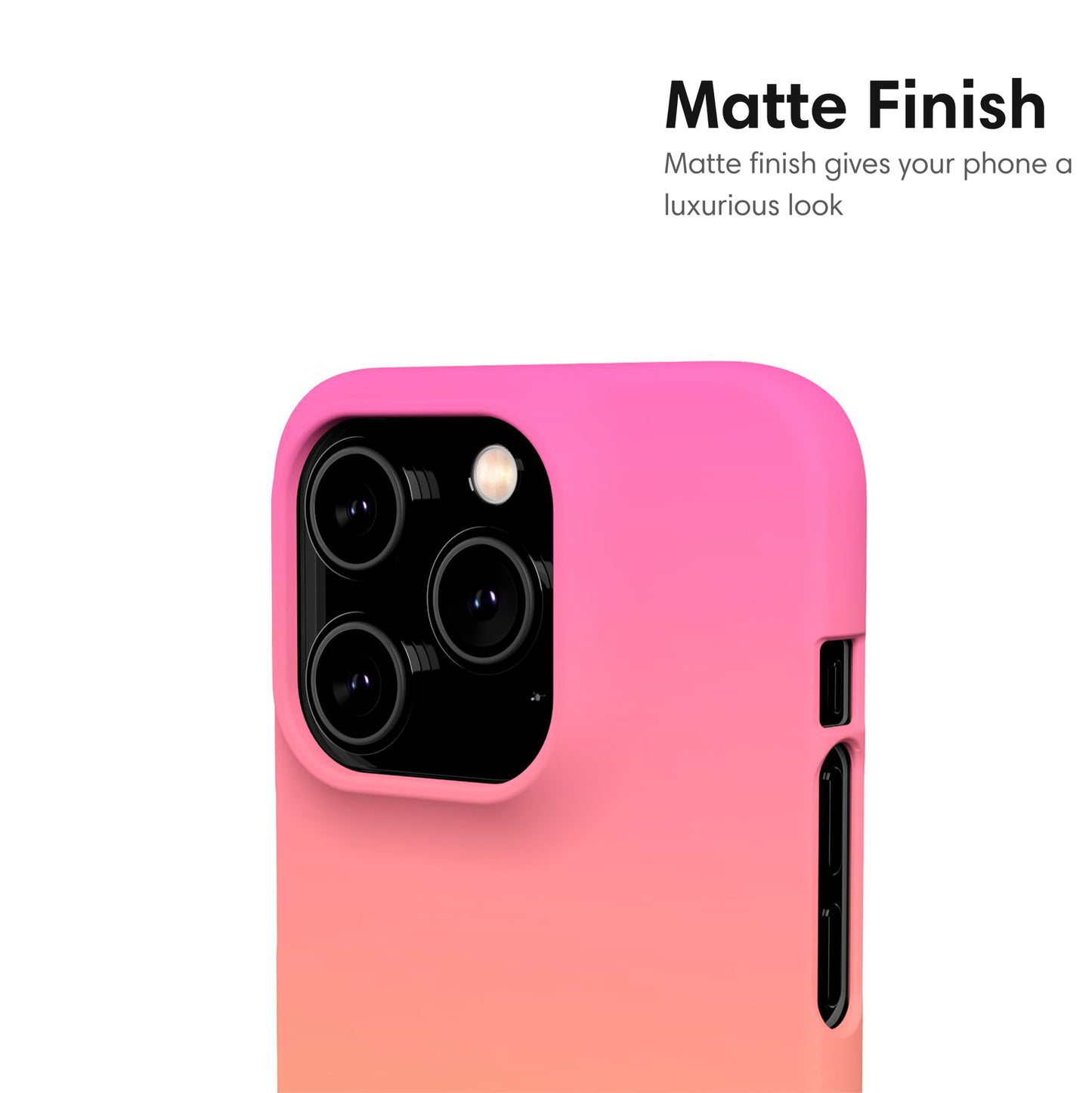 Pink and Yellow Ombre Snap Case matte